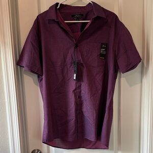 Marc Anthony Men's Purple Casual Button Down Shirt / A49